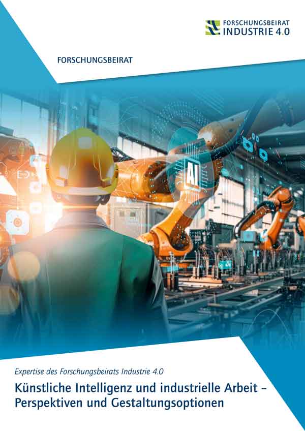 Cover der Publikation Künstliche Intelligenz und industrielle Arbeit